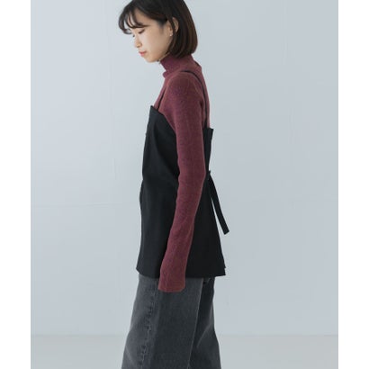 アーバンリサーチ URBAN RESEARCH 2wayジップビスチェ （CHARCOAL）｜詳細画像