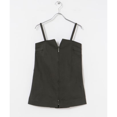 アーバンリサーチ URBAN RESEARCH 2wayジップビスチェ （CHARCOAL）｜詳細画像