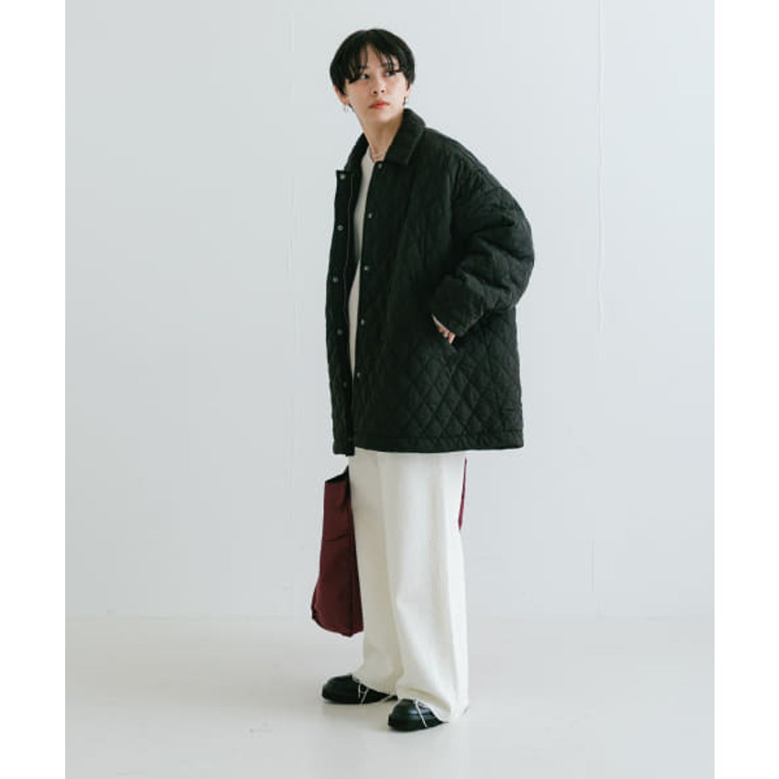 アーバンリサーチ URBAN RESEARCH キルティングテントコート （KHAKI 