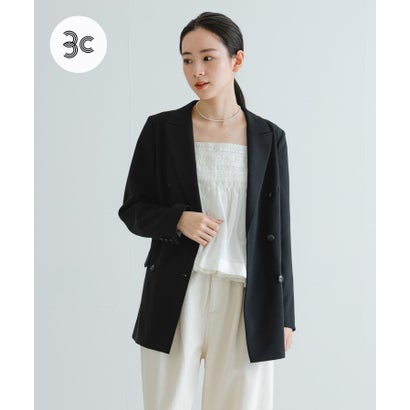 アーバンリサーチ URBAN RESEARCH ダブルブレストブレザージャケット （BLACK）｜詳細画像