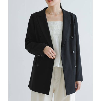 アーバンリサーチ URBAN RESEARCH ダブルブレストブレザージャケット （BLACK）｜詳細画像