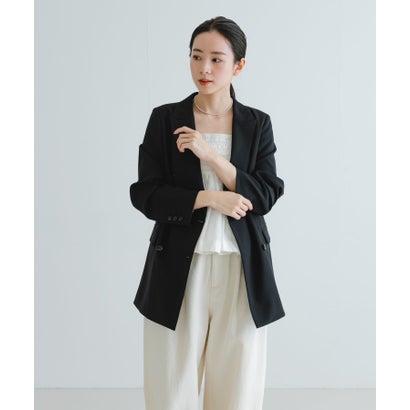 アーバンリサーチ URBAN RESEARCH ダブルブレストブレザージャケット （BLACK）｜詳細画像
