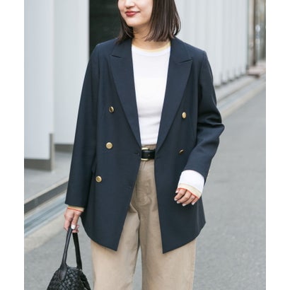 アーバンリサーチ URBAN RESEARCH ダブルブレストブレザージャケット （BLACK）｜詳細画像