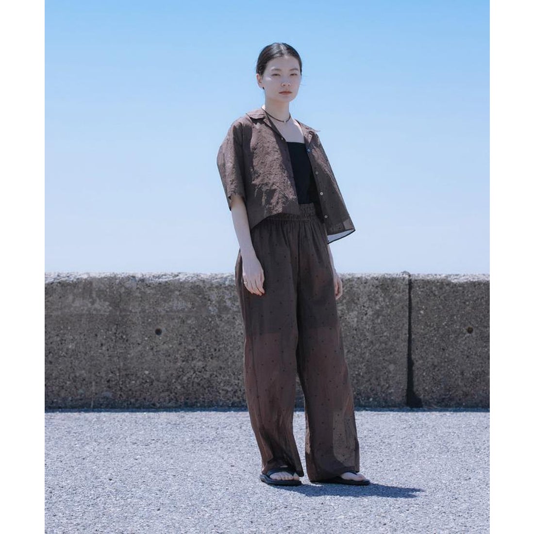 アーバンリサーチ URBAN RESEARCH new basic オーガンジードット 