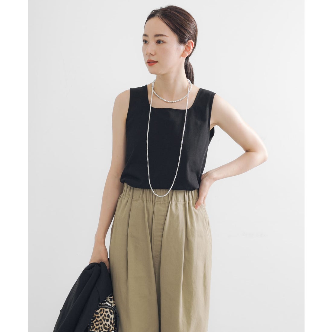 アーバンリサーチ URBAN RESEARCH スクエアネックタンクトップ