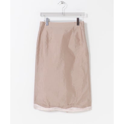 RECTO LAYERED DETAIL MIDI SKIRT （ピンク）｜詳細画像