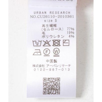 アーバンリサーチ URBAN RESEARCH Studio Doe LOOSE WOOL CUTSEW （ピンク）｜詳細画像