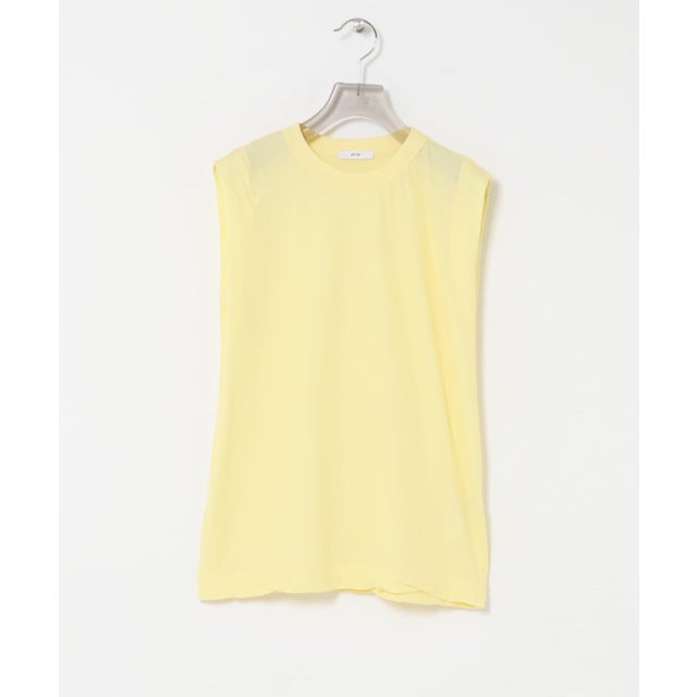 ATON FRESCA SINGLE JERSEY TANK-TOP （イエロー）