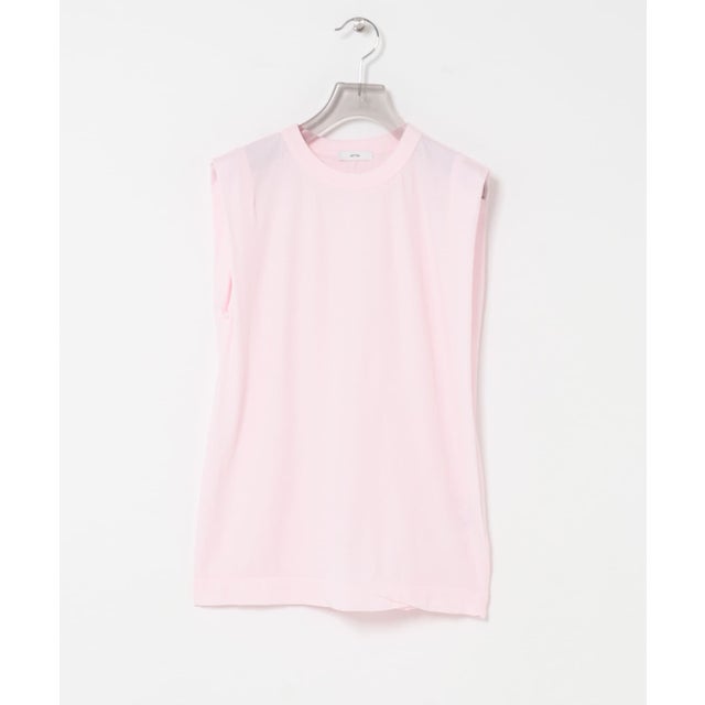 ATON FRESCA SINGLE JERSEY TANK-TOP （ピンク）