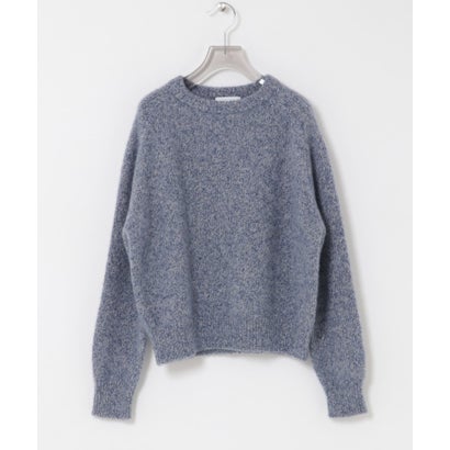 アーバンリサーチ URBAN RESEARCH new basic CASHMERE  SILK MOULINE KNIT （ブルー）｜詳細画像