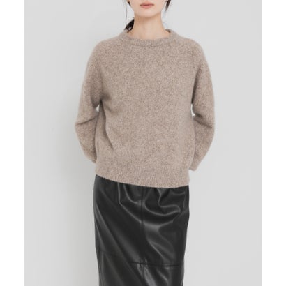 アーバンリサーチ URBAN RESEARCH new basic CASHMERE  SILK MOULINE KNIT （ブルー）｜詳細画像