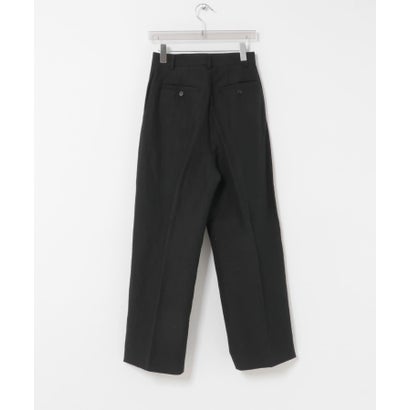 アーバンリサーチ URBAN RESEARCH new basic WOOL LINEN PANTS （ブラック）｜詳細画像