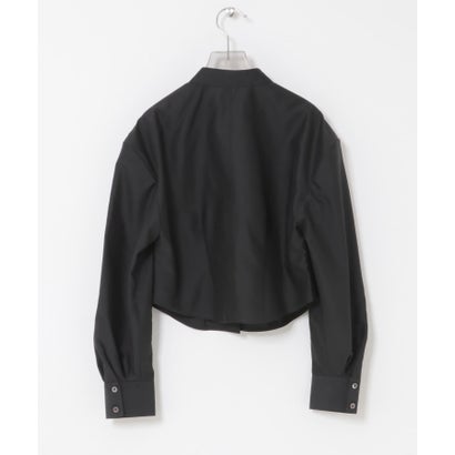 アーバンリサーチ URBAN RESEARCH new basic TAUT SILK SHIRTS （ブラック）｜詳細画像