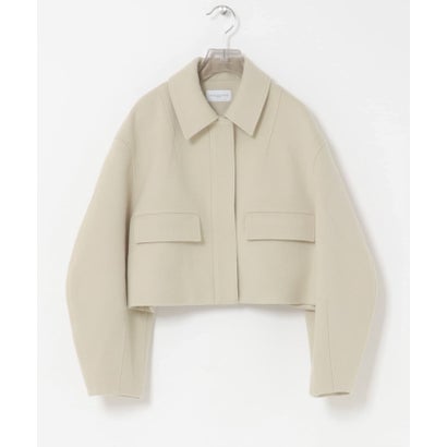 new basic RIDGE MINIMAL SHORT COAT （ダークブラウン）｜詳細画像