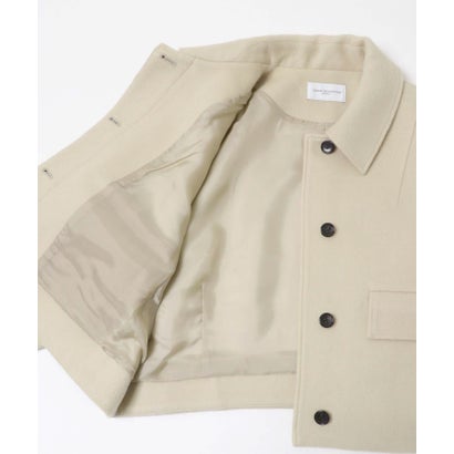 new basic RIDGE MINIMAL SHORT COAT （ダークブラウン）｜詳細画像