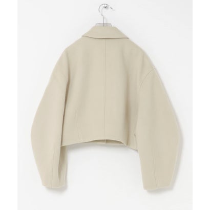 new basic RIDGE MINIMAL SHORT COAT （ライトベージュ）｜詳細画像