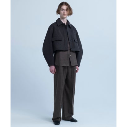 new basic RIDGE MINIMAL SHORT COAT （ライトベージュ）｜詳細画像