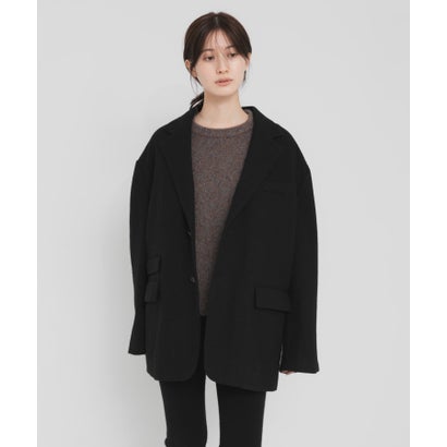new basic BOILED WOOL JACKET （ブラック）｜詳細画像