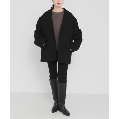 アーバンリサーチ URBAN RESEARCH new basic BOILED WOOL JACKET （ブラウン）｜詳細画像