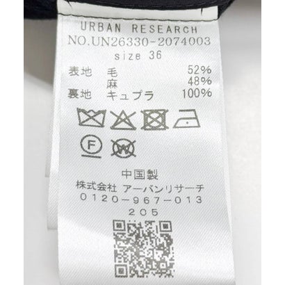 アーバンリサーチ URBAN RESEARCH new basic WOOL LINEN JACKET （ブラック）｜詳細画像
