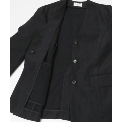 アーバンリサーチ URBAN RESEARCH new basic WOOL LINEN JACKET （ブラック）｜詳細画像
