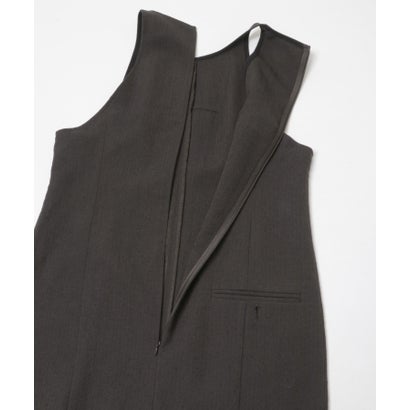 アーバンリサーチ URBAN RESEARCH new basic WOOL LINEN SILK ONE-PIECE （ブラウン）｜詳細画像