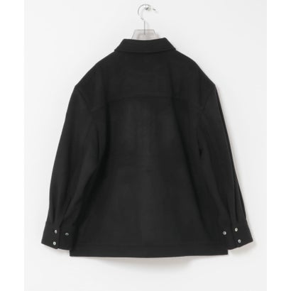 アーバンリサーチ URBAN RESEARCH new basic SOFT NAP SURFACE SHIRT （ブラック）｜詳細画像