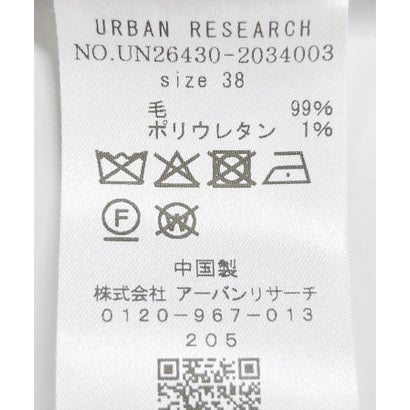 アーバンリサーチ URBAN RESEARCH new basic SAXONY FORM SLEEVE SHIRT （ブラック）｜詳細画像