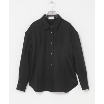 アーバンリサーチ URBAN RESEARCH new basic SAXONY FORM SLEEVE SHIRT （ブラウン）｜詳細画像