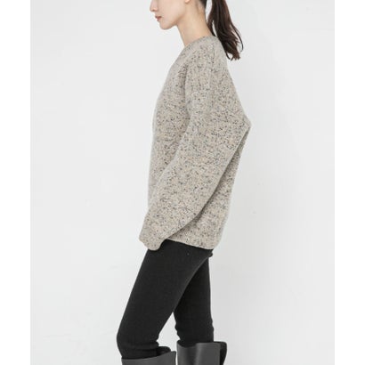 アーバンリサーチ URBAN RESEARCH new basic SPONGY NEP V-NECK KNIT （グレー）｜詳細画像
