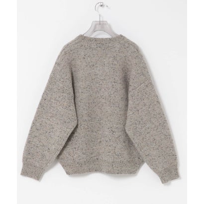 アーバンリサーチ URBAN RESEARCH new basic SPONGY NEP V-NECK KNIT （グレー）｜詳細画像