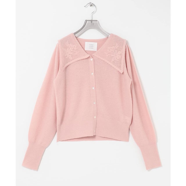 crinkle crinkle crinkle POINT TAIL SAILOR KNIT （ピンク）