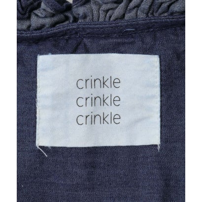 crinkle crinkle crinkle INDIGO FRILL COLLAR SHIRTS （インディゴブルー）｜詳細画像