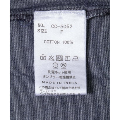 crinkle crinkle crinkle INDIGO FRILL COLLAR SHIRTS （インディゴブルー）｜詳細画像