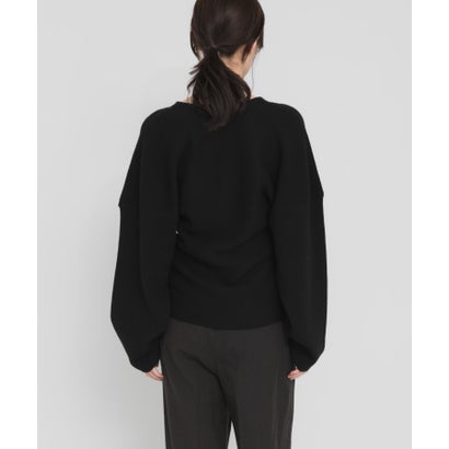アーバンリサーチ URBAN RESEARCH new basic RIDGE FLOW CARDIGAN （ブラック）｜詳細画像