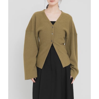 アーバンリサーチ URBAN RESEARCH new basic RIDGE FLOW CARDIGAN （ブラック）｜詳細画像