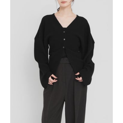 アーバンリサーチ URBAN RESEARCH new basic RIDGE FLOW CARDIGAN （ライトカーキ）｜詳細画像