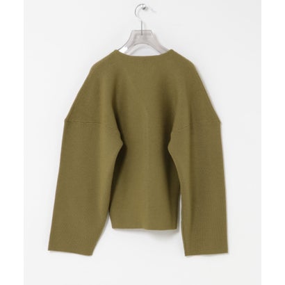 アーバンリサーチ URBAN RESEARCH new basic RIDGE FLOW CARDIGAN （ライトカーキ）｜詳細画像