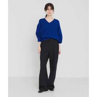 アーバンリサーチ URBAN RESEARCH new basic RIDGE PULL KNIT （ブラック）｜詳細画像