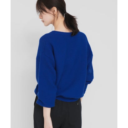 アーバンリサーチ URBAN RESEARCH new basic RIDGE PULL KNIT （ブルー）｜詳細画像