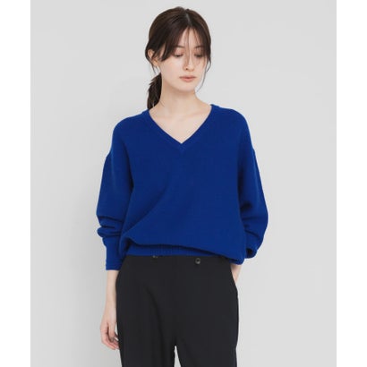 アーバンリサーチ URBAN RESEARCH new basic RIDGE PULL KNIT （ブルー）｜詳細画像