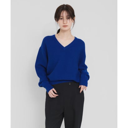 アーバンリサーチ URBAN RESEARCH new basic RIDGE PULL KNIT （ブルー）｜詳細画像