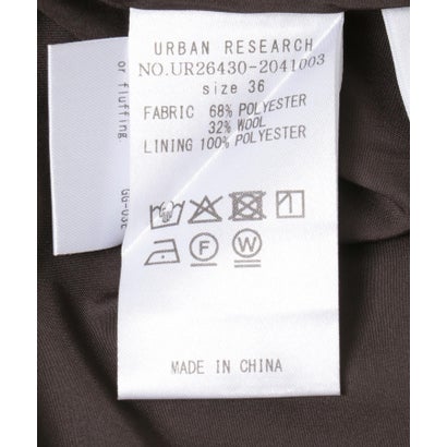 アーバンリサーチ URBAN RESEARCH ウールツイルハーフパンツ （ブラウン）｜詳細画像