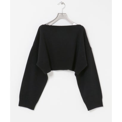 アーバンリサーチ URBAN RESEARCH new basic HIGH RIDGE KNIT （ブラック）｜詳細画像