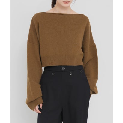 アーバンリサーチ URBAN RESEARCH new basic HIGH RIDGE KNIT （ライトカーキ）｜詳細画像