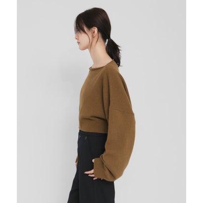 アーバンリサーチ URBAN RESEARCH new basic HIGH RIDGE KNIT （ライトカーキ）｜詳細画像