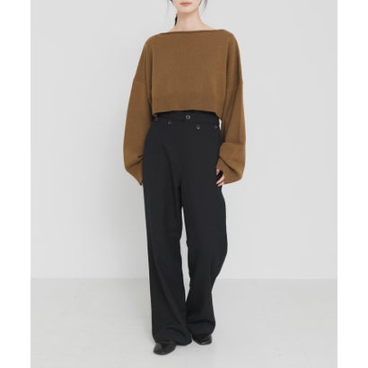 アーバンリサーチ URBAN RESEARCH new basic HIGH RIDGE KNIT （ライトカーキ）｜詳細画像