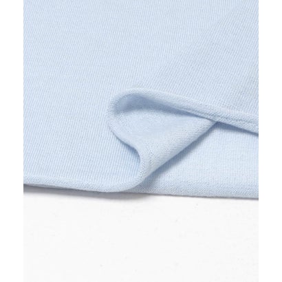 WOOL SILK TURTLENECK KNIT （ライトブルー）｜詳細画像