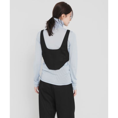WOOL SILK TURTLENECK KNIT （オフホワイト）｜詳細画像