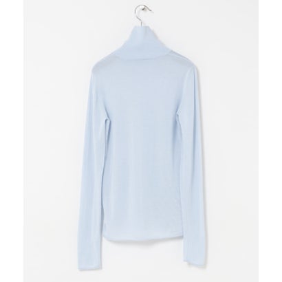 WOOL SILK TURTLENECK KNIT （オフホワイト）｜詳細画像